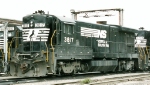 NS 3817 sits at the fuel racks